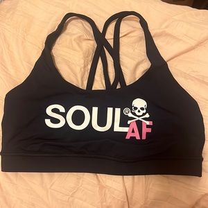 Worn once - lululemon x soulcycle sports bra size 10 excellent condition